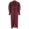 2021 New One Button A-line Loose Long Women's Windbreaker Pleated Coat