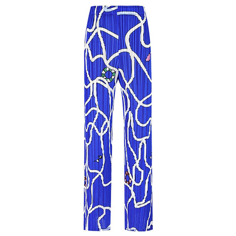 2021 Spring New High Waisted Slim Straight Pants Femininity Pleated Lines Loose Casual Pants