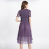 Women Dress Fine Summer Elegant Pleated Fashion New Popular Lace Dress