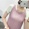 Pleated Suspender Dress 2020 Summer New Japanese Basic Off Shoulder Dress
