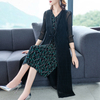 Winter Autumn Women Dress Pleated Fashion New High Quality Popular Print Dress