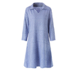 Spring Women Fashion New Loose Big Size Pleated Dress