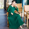 Spring 2020 Trend Women Pleated Dress Long Sleeve Large Dress New Loose Dress