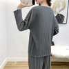 2020 New Pleated T-shirt Loose Large Round Neck Women Tops