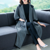 Autumn And Winter 2019 New Women Jacket Pleated Windbreaker Fashion Style Classic Hooded Heavy Duty Folding Coat