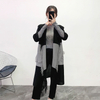 Women Pleated Tassel Coat Autumn And Winter 2019 New Loose Large Cardigan Crimped Trench Coat