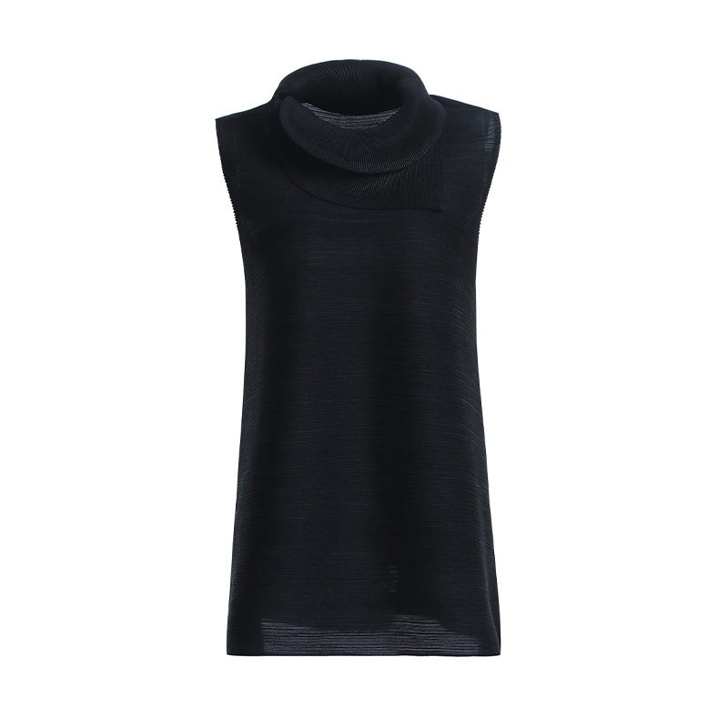 Spring Summer Women Pleated Fashion New Tidal Big Size High Qualtiy Tops Shirts