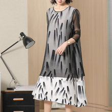 Printed Dresses Summer New Women's Dresses Fashion New Tidal Loose Big Size Dress