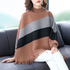 Autumn Women Pleated Fashion New Tidal Tops Striped Loose Big Size Shirts