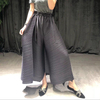 Autumn Women Pleated Trousers Loose Fashion Big Legging Pants