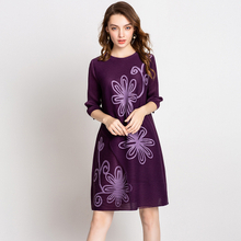 Women High-end European And American Ladies' Wear Original Autumn New One Piece Pleated Dress