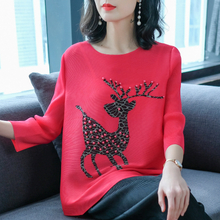 Spring Women Pleated Fashion New Arrival Casual Tops Big Size Shirts