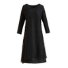High End Pleated Dress Black Spring Dress 2021 New Women's Loose A-line Dress