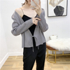Autumn Pleated Cardigan Tie Jacket Top Long Sleeve Coat