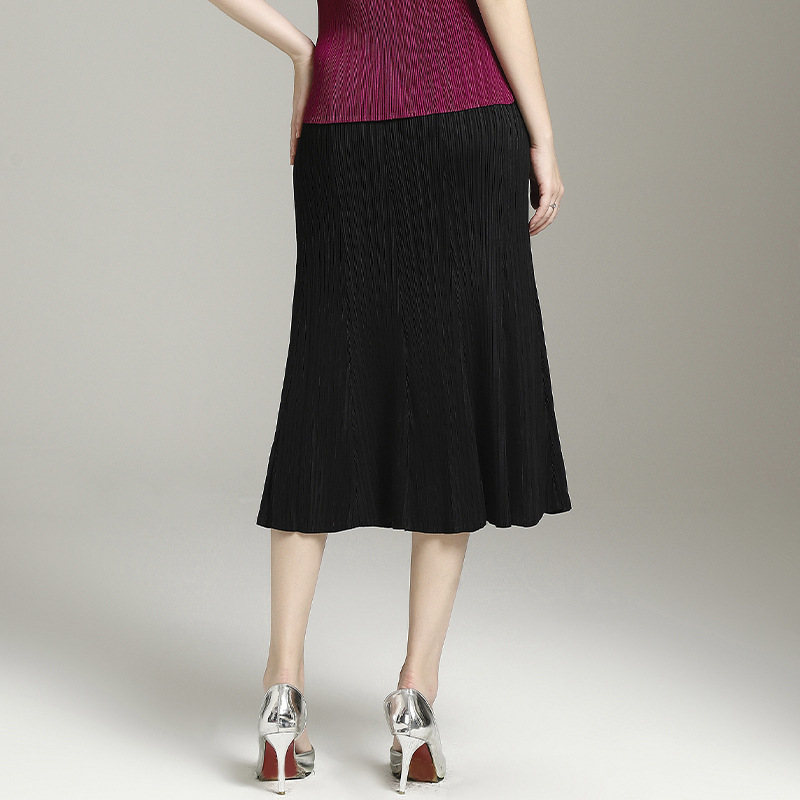 Manual Folding Of Classic Wind-folded Half-length Skirt For New Women's Wear Spring Summer Pleated Skirt