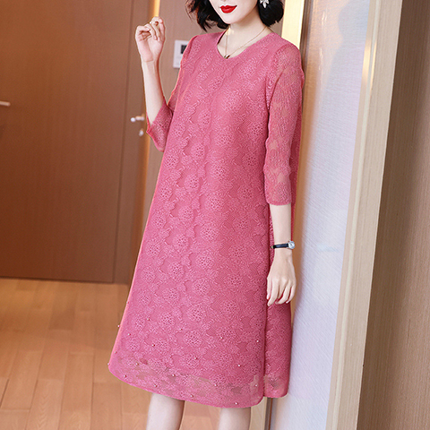Embroidery Dress Spring New Style Feminine Lace Dress