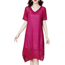 2021 Women's Casual Solid Color Two-piece Dress Pleated Dress