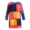 2021 New Early Spring Printed Shirt Blouse Retro Hong Kong Style Loose Long Sleeve T-shirt