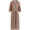Red Long Size Big Fat Mm Cover Belly Show Thin Dress Spring 2021 New Feminine Mother's Dress
