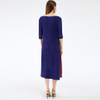 French Retro Spring And Autumn Dress New Women's Fashion Pleated Dress