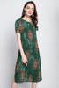 Autumn Women Pleated Fashion New Tidal Dress Loose Print Dress