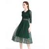 Autumn women Popular Dress Big Size Lace Elegant Lady Dress