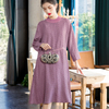 Spring Women Pleated Dress Fashion New Arrival Loose Big Size Dress
