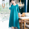 Spring Fashion New Women Dress Pleats Loose Big Size Popular Dress