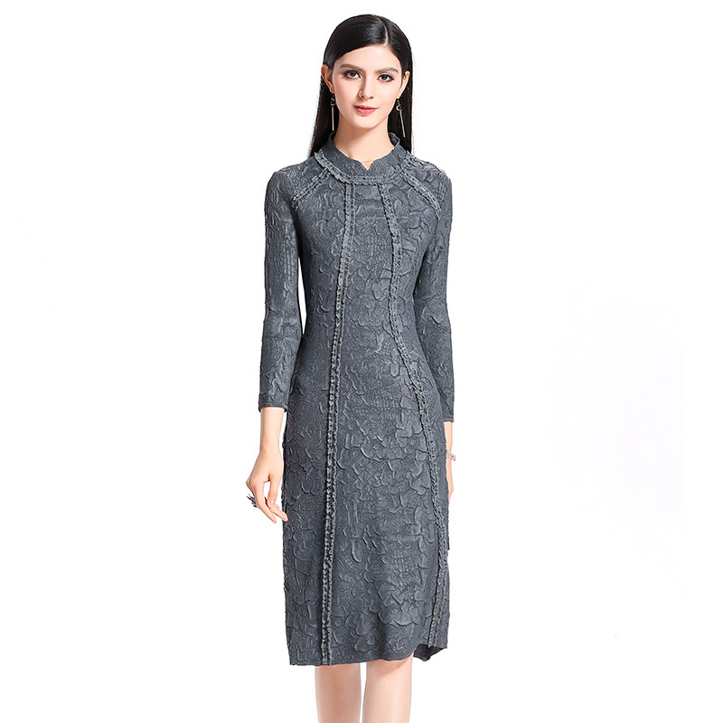 Originally Created Lace High-end Crinkled Pleated Fashion New Tidal Dresses