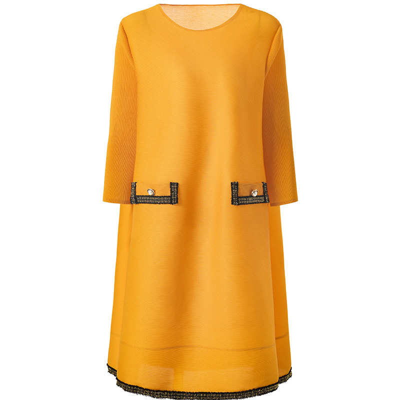 2020 Spring New Dress Women Oversized Pleated Dress