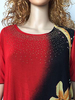 Womens shirts Knit print short sleeve Ladies skirts 3XL