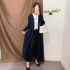 Autumn Women Pleated Long Jacket Tidal Travel Popular Coat
