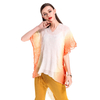 Women Pleat Chiffon Fashion Original Plus Size Summer Tops Girl Shirts