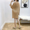 Spring 2020 New Pleated Dress Loose Large Women's Pleated Dress