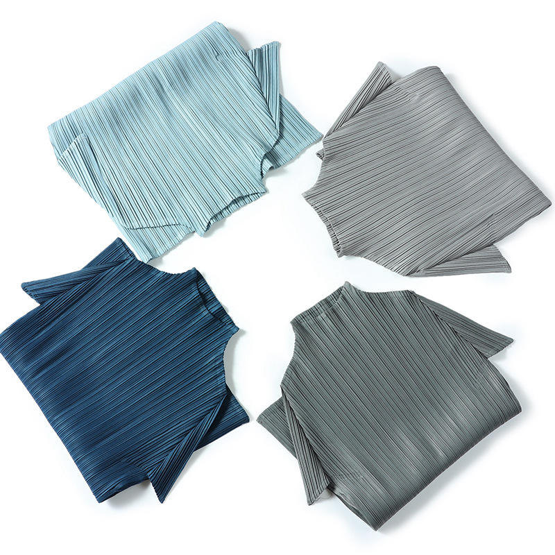 Women Pleated T-shirt Big Size Loose Tops