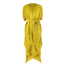 Korean Yellow Chiffon Dress Mid Length Fairy Skirt Summer Women's 2021 New Spring Dress