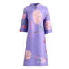 Lady's Modified Cheongsam Dress Spring 2021 New High-end Women's Foreign Style Mother's Age Reducing Plus Size Pleated Dress