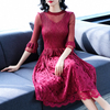 Spring Women Pleated Fashion New Lace Good Quality Tidal Popular Dress