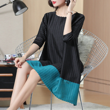 Spring Women Pleated Fashion New Tidal Loose Big Size Dresses