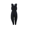 Pleated Pants 2020 Summer New Loose Pants Women's Solid V-neck Short Sleeve High Waist One-piece Pants