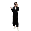 Pleated Windbreaker Autumn And Winter 2019 New Style Apricot Long Windbreaker Women's Coat