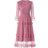 Fashionable Dot Print Pleated Dress 2020 Spring New Style Pleated Dress
