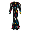 Women Polka Dot Dress Spring 2020 Pleated Bow Large Pleated Dress