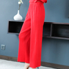 Pleated Wide-legged Pants Spring Women Big Size Fashionable Trousers