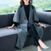 Autumn And Winter 2019 New Women Jacket Pleated Windbreaker Fashion Style Classic Hooded Heavy Duty Folding Coat