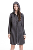 Autumn Women Pleated Hooded Coat Autumn New Loose Large Jacket