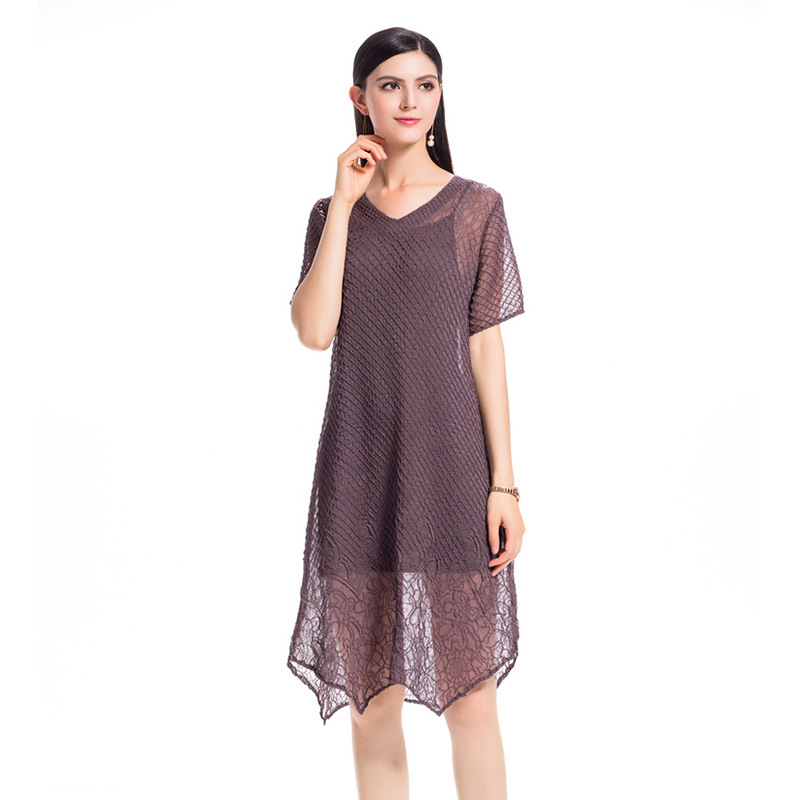 Summer Women Chiffon Elegant Solid Color Lady Wrinkled Crinkled Slim Free Size Two Pieces Sets