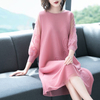 Spring Women Pleated Fashion New Tidal Dress Big Size Belly Cover Dress