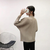 Autumn Women Pleated Fashion New Tidal Loose Big Size Beige Jacket Coat