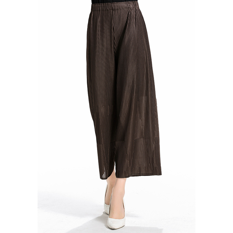 Original 2018 Jacquard High Waist Waist Leg Pants